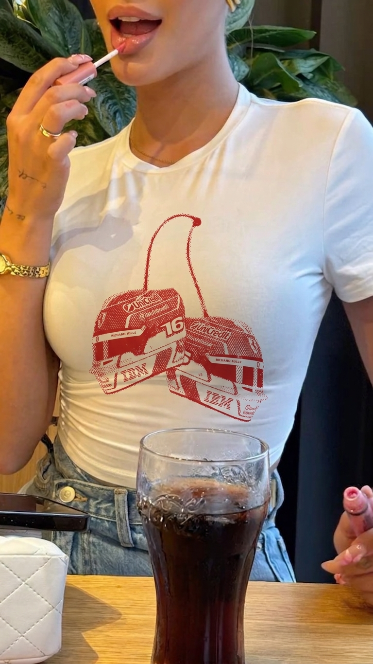 16 Cherry Women's Baby Tee