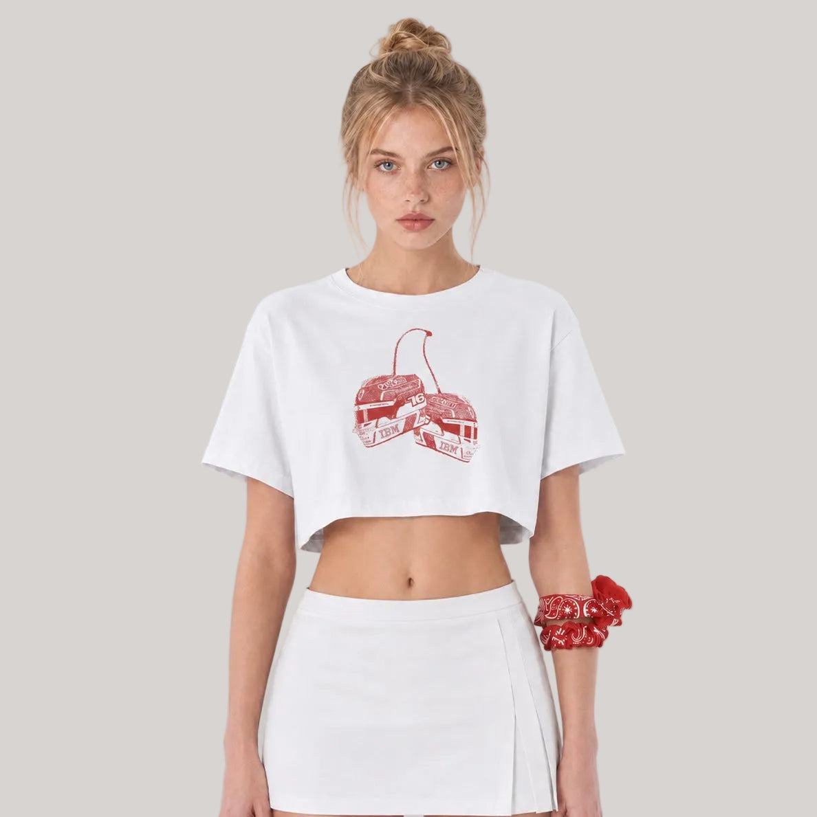 16 Cherry Women's Crop Top