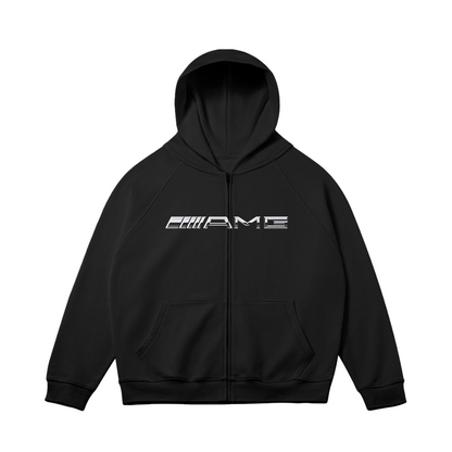 AMG Oversized Zip-Up Hoodie