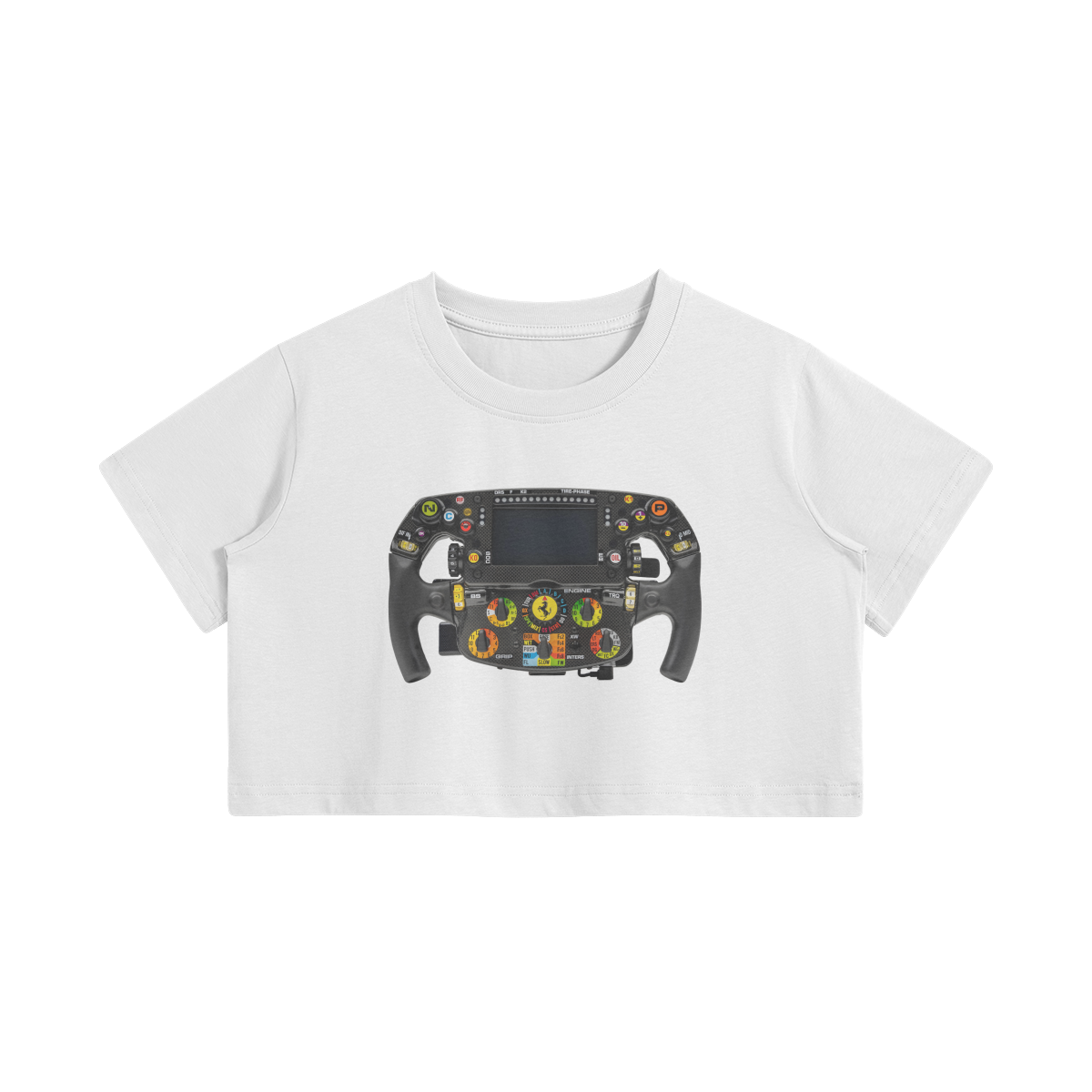 Steering Wheel Women's Crop Top