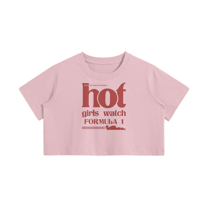 Hot Girls Watch F1 Women's Crop Top