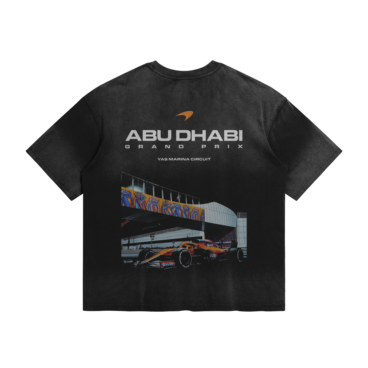 McLaren Abu Dhabi Tie-Dyed Oversized Tee